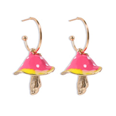 Lovely mushroom earrings