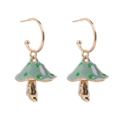 Lovely mushroom earrings