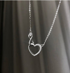 Aesthetic heart necklace
