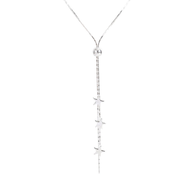 Aesthetic long tassel necklace