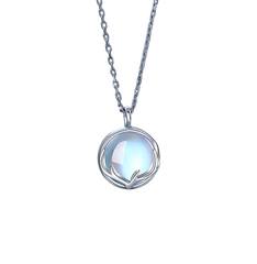 Aesthetic moonstone necklace
