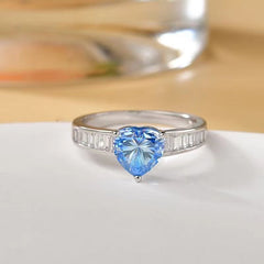 2 Carat Moissanite 925 Sterling Silver Ring