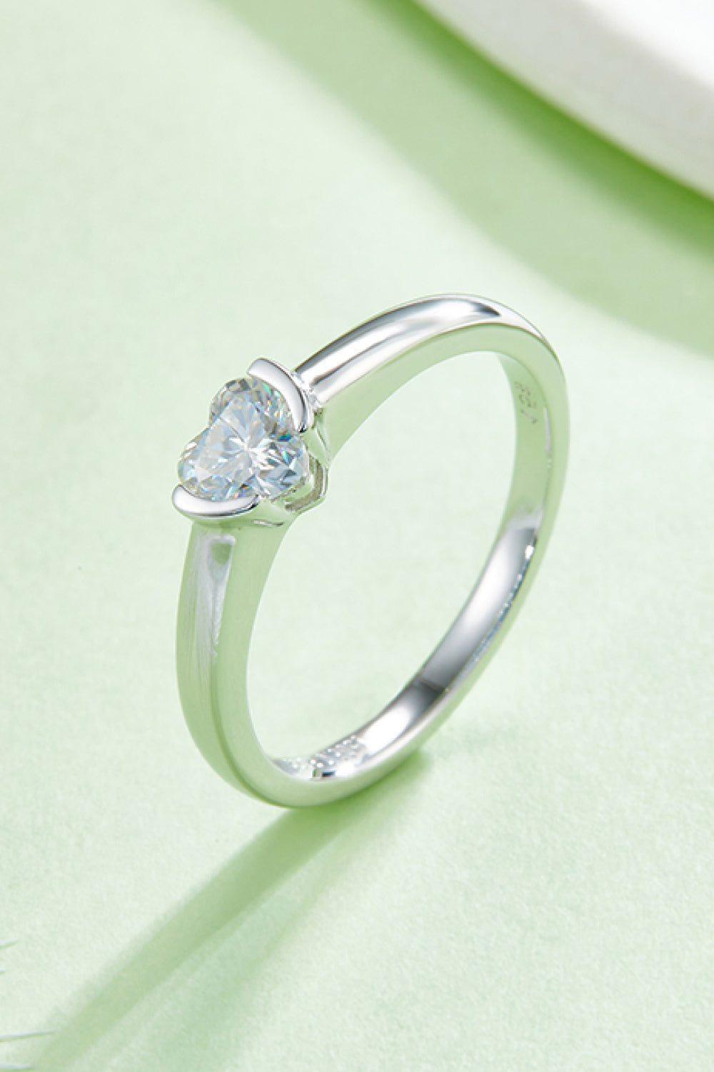 Moissanite 925 Sterling Silver Solitaire Ring