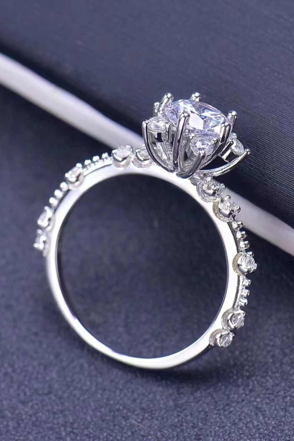 1 Carat Moissanite 6-Prong Ring