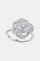 Moissanite Flower Shape Ring