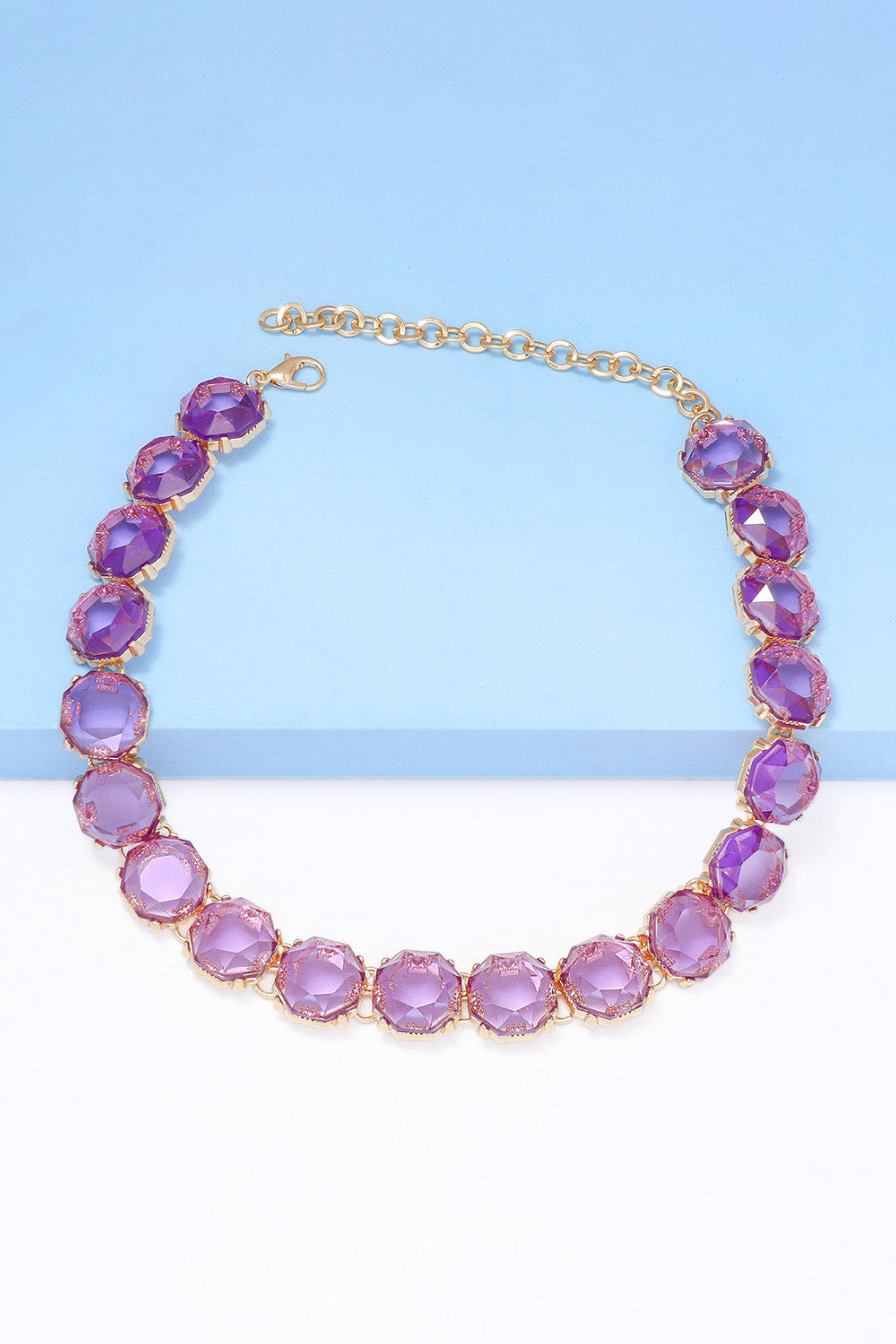 Zinc Alloy Resin Necklace