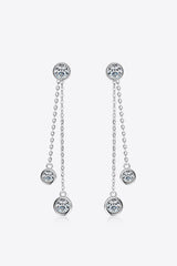 2.6 Carat Moissanite 925 Sterling Silver Earrings