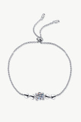 1 Carat Moissanite Heart Bracelet