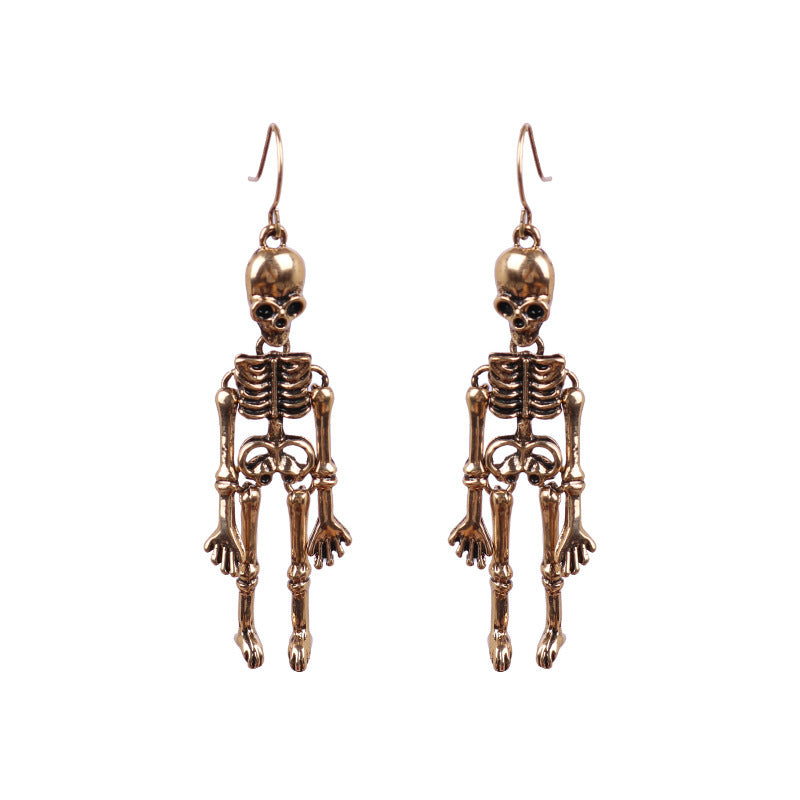 Skeleton Alloy Earrings