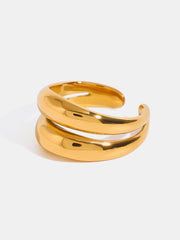 Stainless Steel Double-Layered Ring