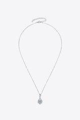 2 Carat Moissanite 925 Sterling Silver Necklace