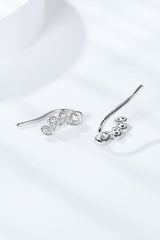 Pear Shape Moissanite Earrings