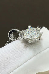 Looking At You 2 Carat Moissanite Pendant Necklace