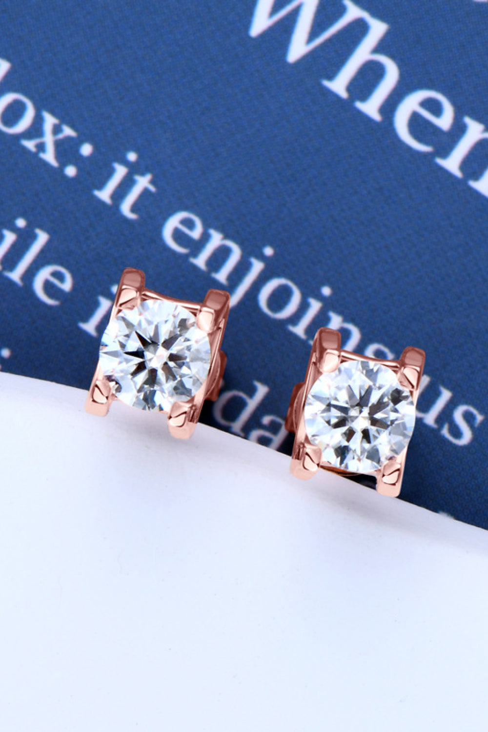 Moissanite 925 Sterling Silver Stud Earrings