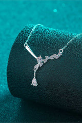 1 Carat Moissanite 925 Sterling Silver Necklace