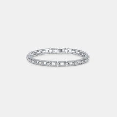 3.2 Carat Moissanite 925 Sterling Silver Bracelet