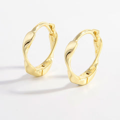 925 Sterling Silver Hoop Earrings