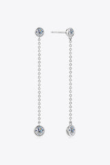 Adored Moissanite Chain Earrings