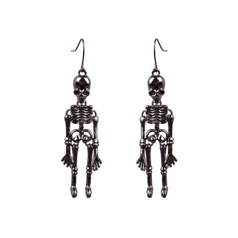 Skeleton Alloy Earrings