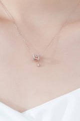 Rely On Fate Cubic Zirconia Pendant Necklace