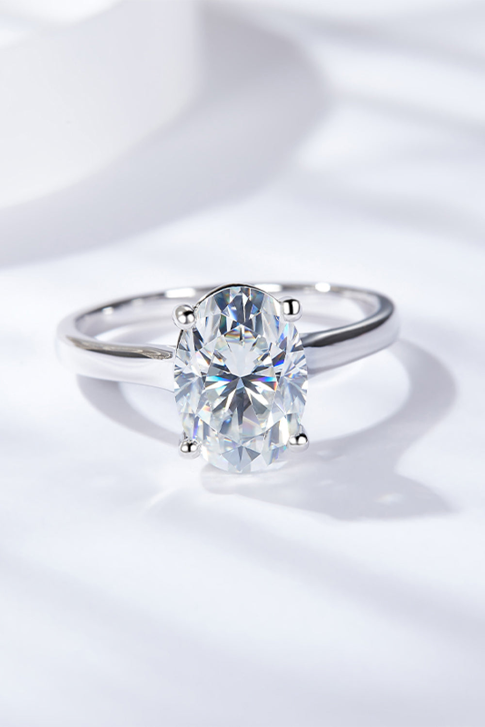 2.5 Carat Moissanite Solitaire Ring