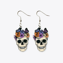 Halloween Theme Acrylic Dangle Earrings