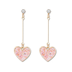 Sweet Sequin Heart Earrings