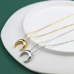 Crescent Moon Clavicle Necklace