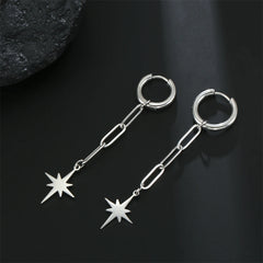 Polaris Pendant Tassel Earrings