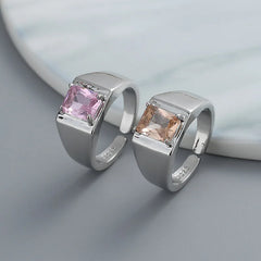 Modern Solitaire Chic Ring