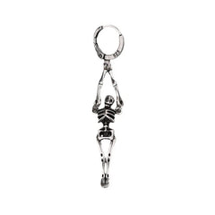 Skeleton Skull Dangle Earrings