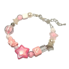 Dopamine Pink Star Bracelet