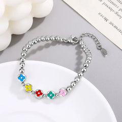 Hiphop Colorful Ball Bracelet