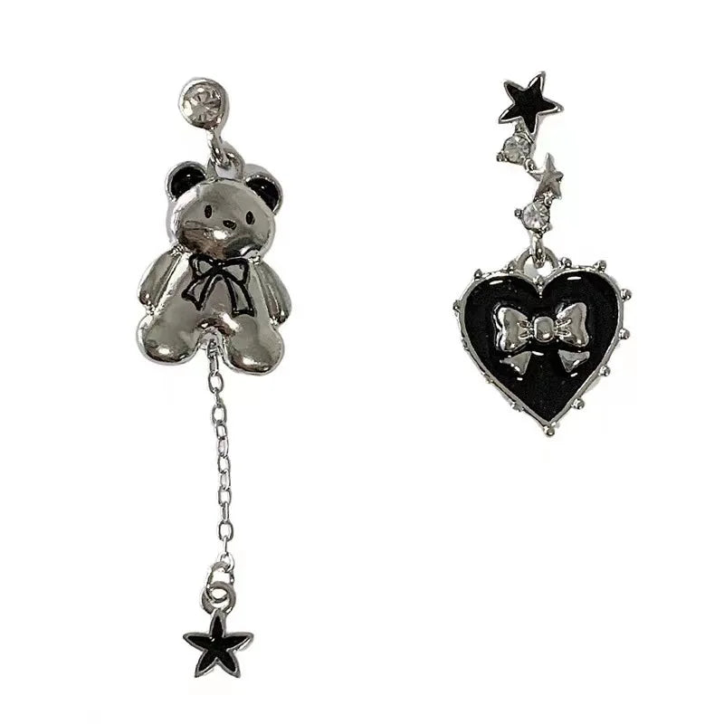 Midnight Ted & Love Duo Earrings