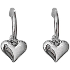 Sexy Heart Hoops Earrings