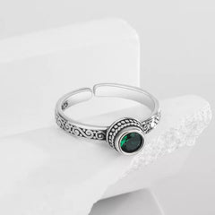 Emerald Enigma Ring