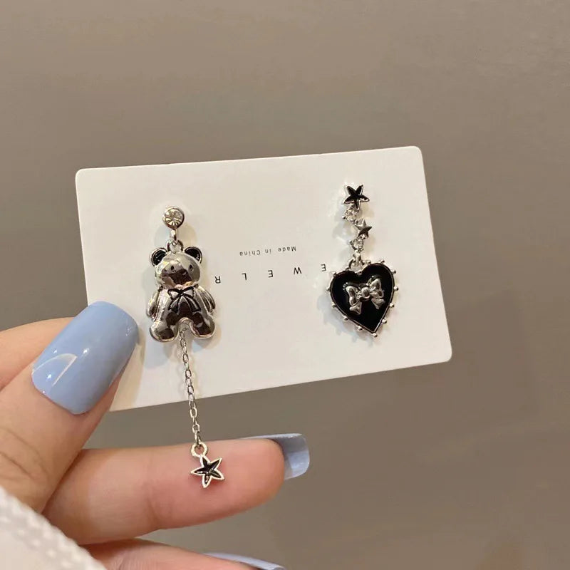 Midnight Ted & Love Duo Earrings