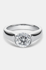 1.5 Carat Moissanite 925 Sterling Silver Ring