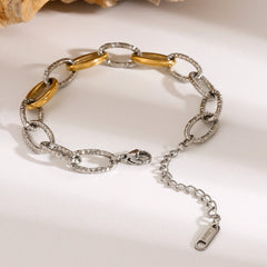 18K Gold-Plated Stainless Steel Bracelet