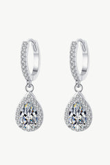 Moissanite Teardrop Earrings