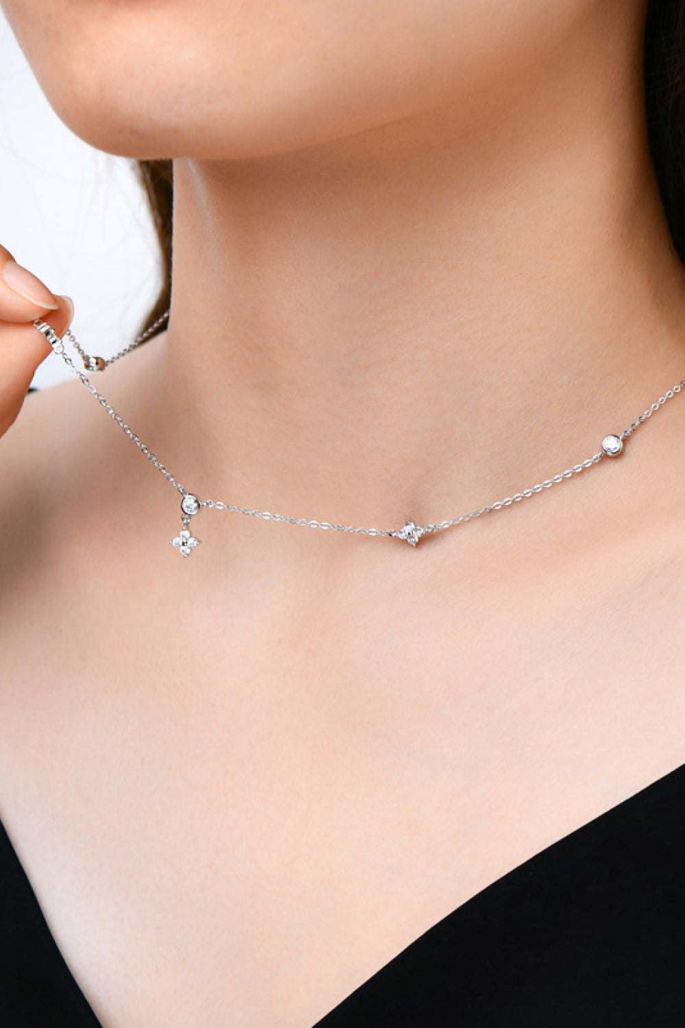 Moissanite 925 Sterling Silver Necklace