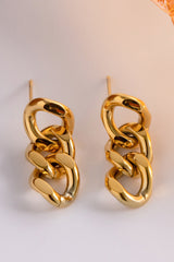 Stainless Steel Chain Earrings