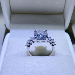 3 Carat Moissanite 925 Sterling Silver Ring