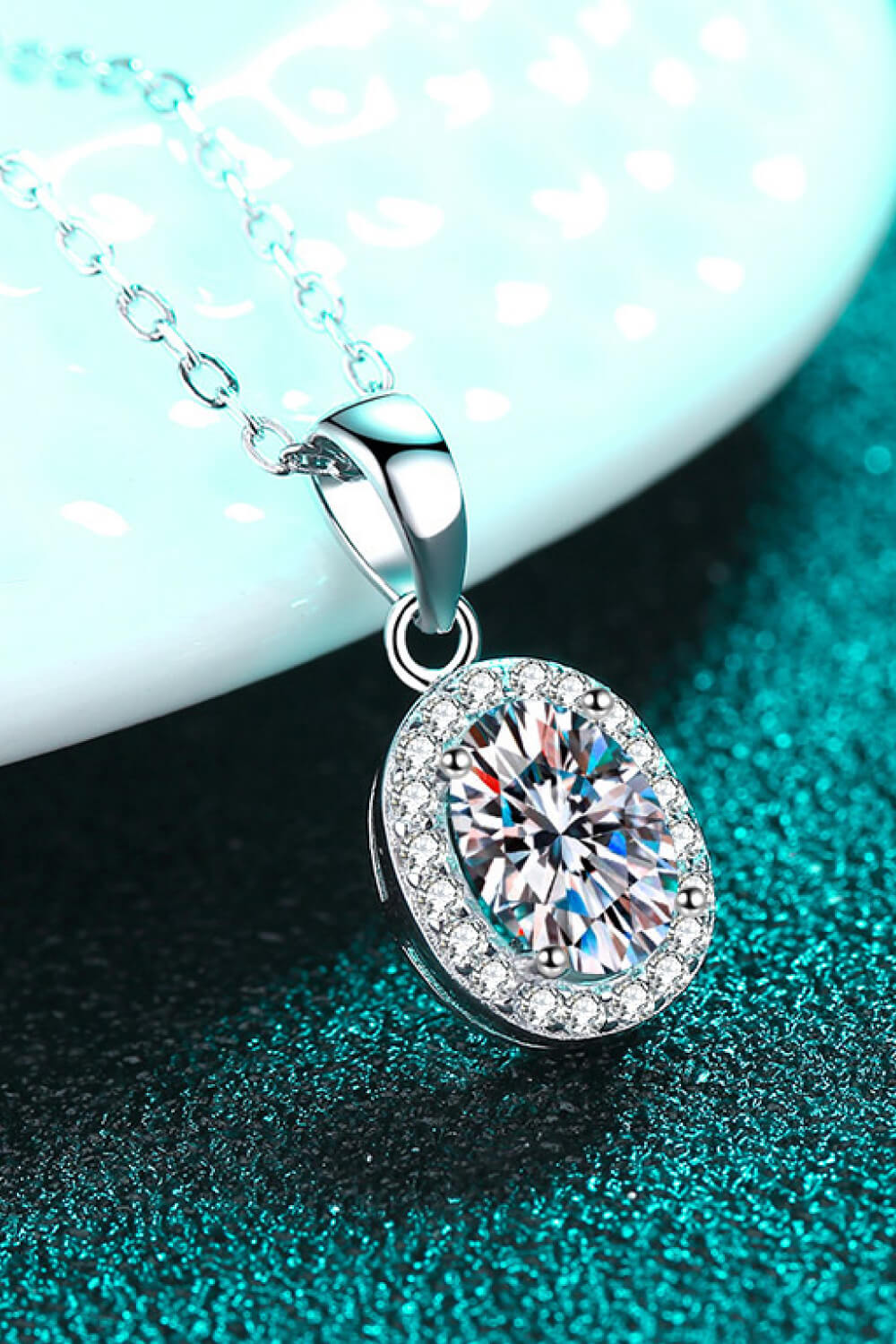 Be The One 1 Carat Moissanite Pendant Necklace