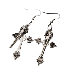 Gothic cross earrings