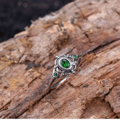 Classic Green Gemstone Ring