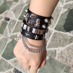 E-Girl Faux Leather  Bracelet