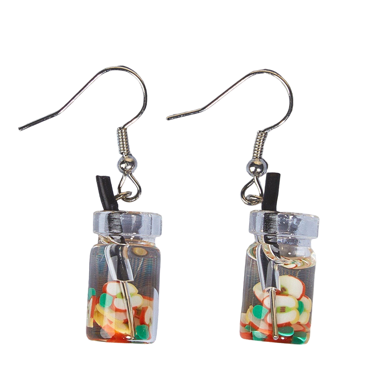 Kidcore bottle earrings