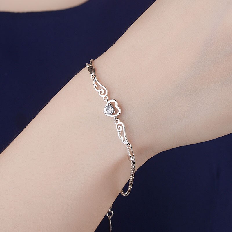 Elegant aesthetic heart bracelet