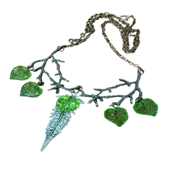 Fairycore leaf pendant